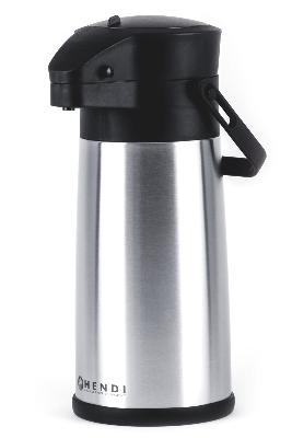 Air pot konvice, HENDI, 2,2L, ⌀150x(H)340mm s pumpou 448908