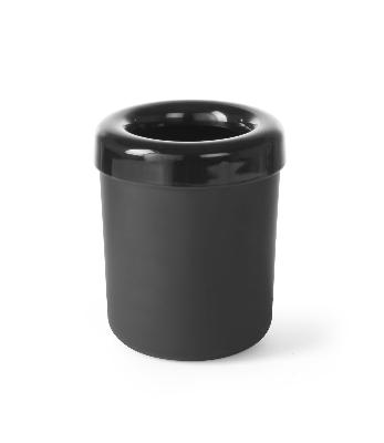 Stojan na popelníky / příbory, HENDI, Černá, ⌀130x(H)160mm 421574