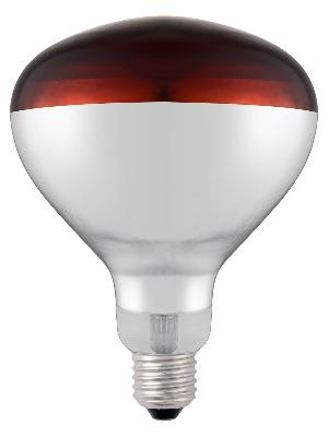 Infračervená ohřívací žárovka, HENDI, Červená, 230V/250W, ⌀125x(H)170mm