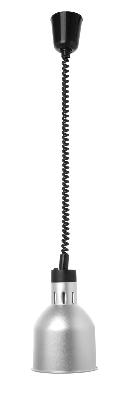 Ohřívací lampa, válcová, HENDI, Stříbrná, 230V/250W, ⌀175x(H)250mm