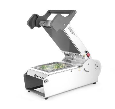 Stroj na uzavírání táců Supreme, HENDI, 230V/700W, 247x637x(H)258mm HENDI 976722