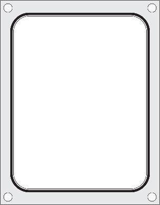 Matrica pro zváračku, HENDI, nádoba 227x178 mm 805572