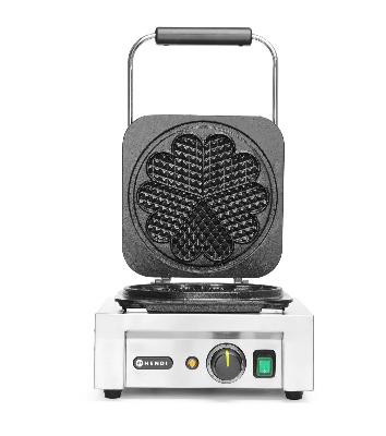 Vaflovač – Srdíčka, HENDI, 230V/2200W, 330x543x(H)251mm 212134