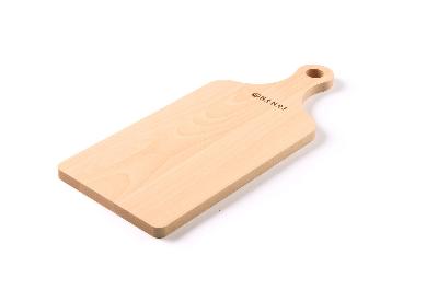Deska na krájení s rukojetí, HENDI, světlý dub, 390x160mm, Obdélníkový s rukojetí 505106