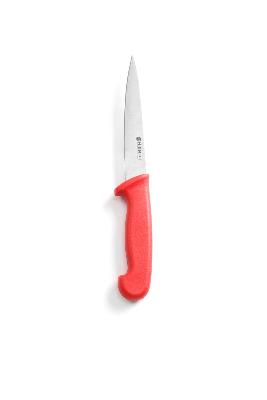 Nože HACCP červené barvy – na syrové maso, HENDI, Červená, (L)300mm červený, Kód: 842522