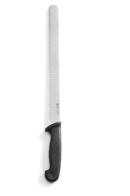 Nůž na stehno a kebab s kulatou ocílkou, HENDI, Černá, (L)490mm černý, Kód: 842904