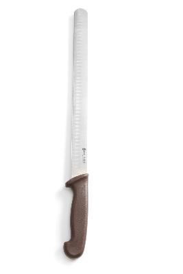 Nůž na kebab, stehno, šavarmu s kulatou ocílkou, HENDI, Hnědá, (L)490mm hnědý, Kód: 842966