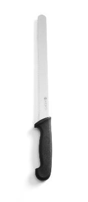 Nůž na chléb, HENDI, Černá, (L)430mm černý, Kód: 843109