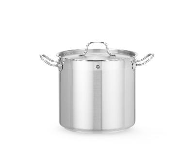 Vysoký hrnec na omáčky - s víkem, HENDI, Profi Line, 9,8L, ⌀240x(H)220mm ProfiLine 832400
