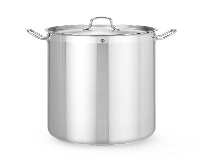Vysoký hrnec na omáčky - s víkem, HENDI, Profi Line, 50L, ⌀400x(H)400mm ProfiLine 832806