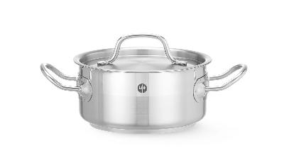 Nízký hrnec – s poklicí, HENDI, Profi Line, 1,5L, ⌀160x(H)75mm ProfiLine 830000