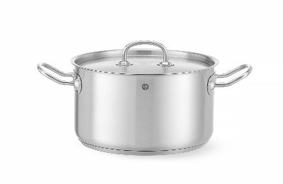 Střední hrnec – s poklicí, HENDI, Kitchen Line, 6L, ⌀240x(H)135mm KitchenLine 836309
