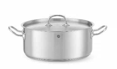 Varný hrnec nízký – s víkem, HENDI, Kitchen Line, 7,3L, ⌀280x(H)120mm KitchenLine 836033