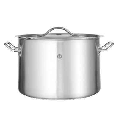 Střední hrnec – s poklicí, HENDI, Budget Line, 14L, ⌀300x(H)200mm 832837 BudgetLine