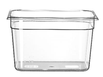 Nádoba GN 1/2, HENDI, Profi Line, GN 1/2, 12,5L, Průhledná, 325x265x(H)200mm Kód: 861400