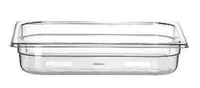 Nádoba GN 1/2, HENDI, Profi Line, GN 1/2, 4L, Průhledná, 325x265x(H)65mm Kód: 861431