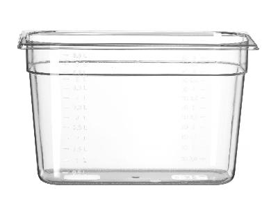 Nádoba GN 1/3, HENDI, Profi Line, GN 1/3, 7,8L, Průhledná, 325x176x(H)200mm Kód: 861509