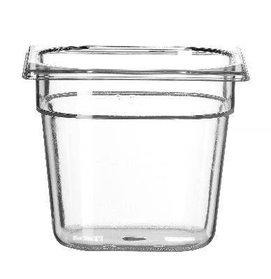 Nádoba GN 1/6, HENDI, Profi Line, GN 1/6, 2,4L, Průhledná, 176x162x(H)150mm Kód: 861714