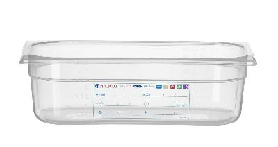 Nádoba GN 1/3, HENDI, GN 1/3, 4L, Průhledná, 325x176x(H)100mm Kód: 880272