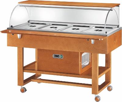 Chlazený gastrobufet ELR2826BT -walnut