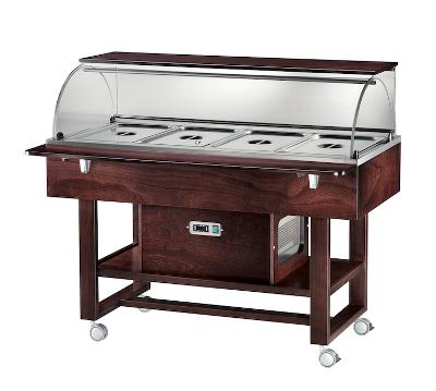 Chlazený gastrobufet ELR2826BTW -wenge