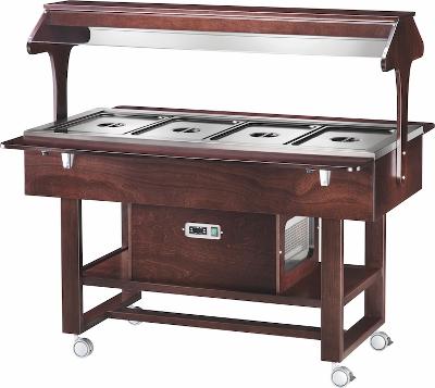 Chlazený gastrobufet ELR2825W -wenge