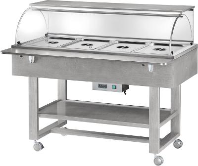 Vyhřívané gastrobufety - bain-marie ELC2834CE -ash grey