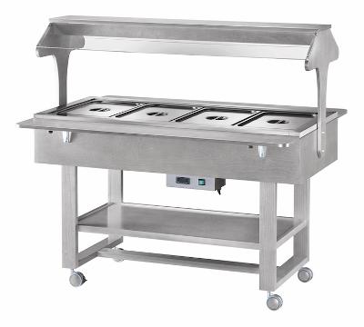 Vyhřívané gastrobufety - bain-marie ELC2828CE -ash grey