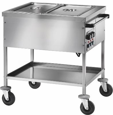 Výdejní ohřívací vozík, bain-marie CT1758TD