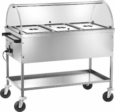 Výdejní ohřívací vozík, bain-marie CT1760C