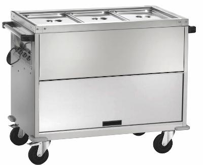 Výdejní ohřívací vozík, bain-marie CT1771TD