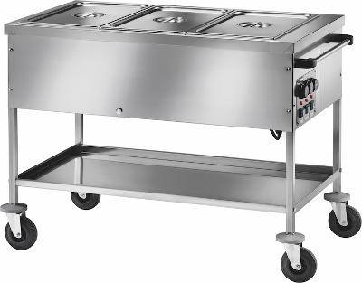 Výdejní ohřívací vozík, bain-marie CT1760TD