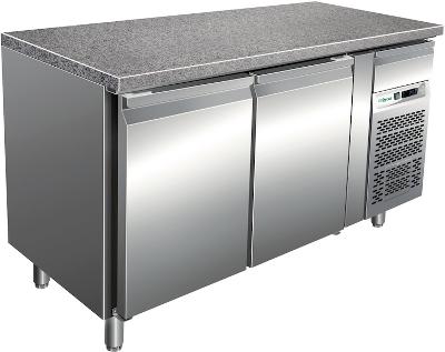 Chladicí cukrářské pulty - granitová deska - ventilované G-PA1500TNGR7