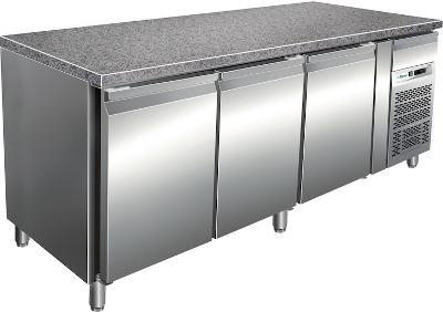 Chladicí cukrářské pulty - granitová deska - ventilované G-PA2000TNGR7