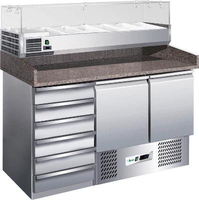 Chladicí pizza pulty - statické G-S903PZCAS+RI14033V