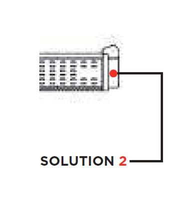 Propojení s odsavačem par SOLUTION 2 pro Flame 6L a 9