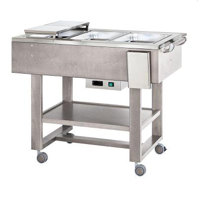 Vyhřívané gastrobufety - bain-marie CL2770NCE - popelavě šedá