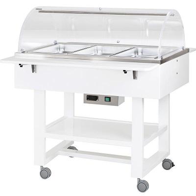 Vyhřívané gastrobufety - bain-marie CL2777NB -bílá