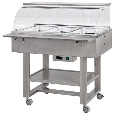 Vyhřívané gastrobufety - bain-marie CL2778NCE - popelavě šedá