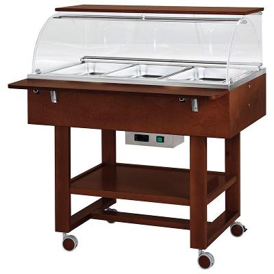 Vyhřívané gastrobufety - bain-marie CL2778NW -wenge