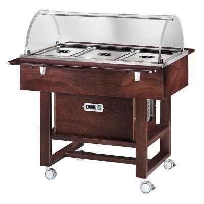 Chlazený gastrobufet CLR2788NW -wenge