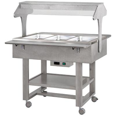 Vyhřívané gastrobufety - bain-marie CL2774NCE - popelavě šedá