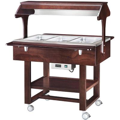 Vyhřívané gastrobufety - bain-marie CL2774NW - wenge