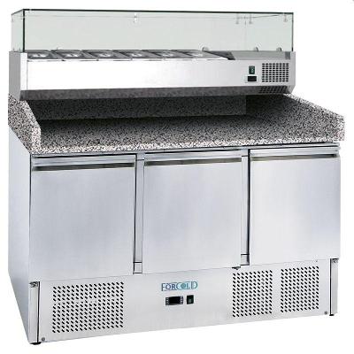 Chladicí pizza pulty - statické G-S903PZ-FC+VRX1400-330