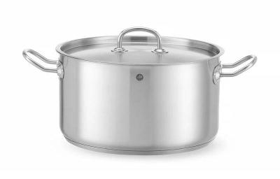 Střední hrnec – s poklicí, HENDI, Kitchen Line, 9,5L, ⌀280x(H)155mm KitchenLine 836408