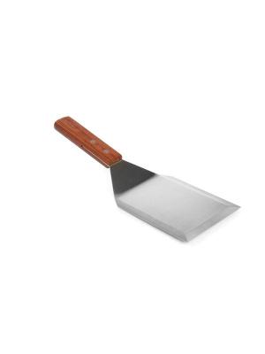 Obracečka na hamburgery s dřevěnou rukojetí