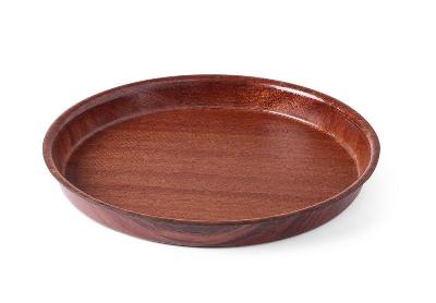 Servírovací podnos Woodform kulatý s vysokým okrajem